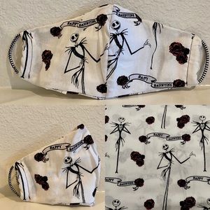 Handmade Cotton Mask - 🖤❤️🤍🧡 Halloween